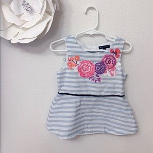Very cute peplum top for kids/girls 4T